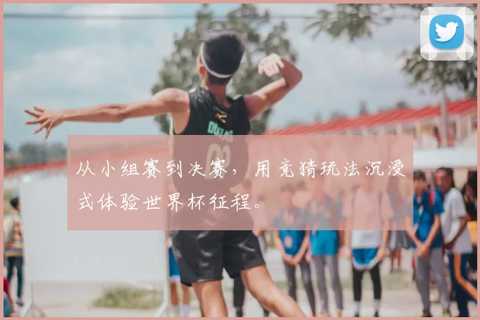 从小组赛到决赛，用竞猜玩法沉浸式体验世界杯征程。